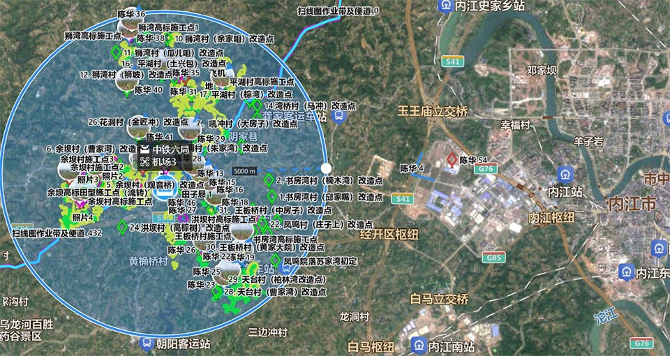 四川内江高标准农田监测案例